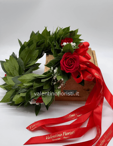 Coroncina di alloro per laurea semplice