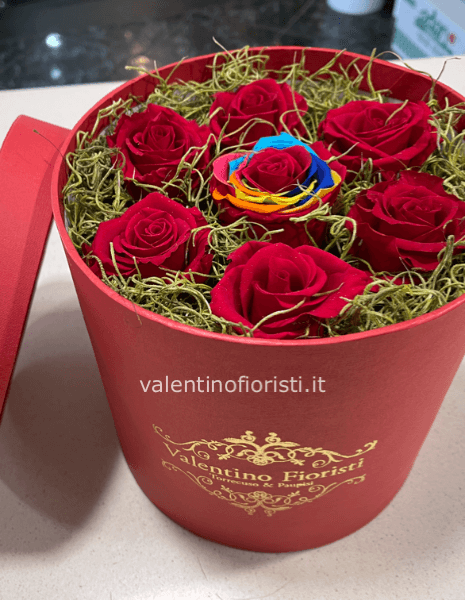 Box rose stabilizzate